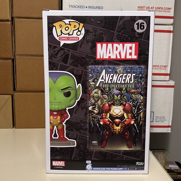 Marvel Funko Comic Covers Skrull as Iron Man 16 - Picture 3 of 6